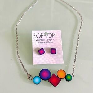SOPHIORI Whimsical and Elegant Jewellery Necklace and Earrings